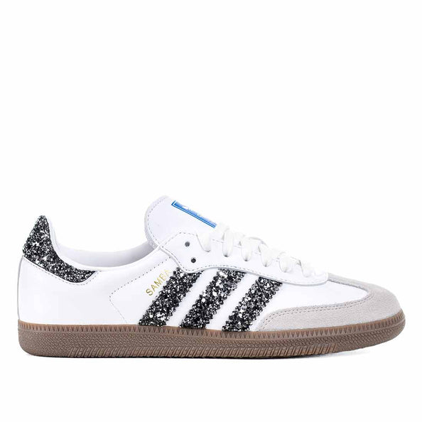 Scarpe adidas samba con glitter neri