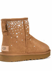 stivaletti ugg mini classic con strass luccicanti 