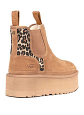 Stivaletti UGG invernali con tessuto leopardato 