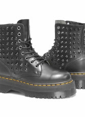 stivali dr martens con borchie nere