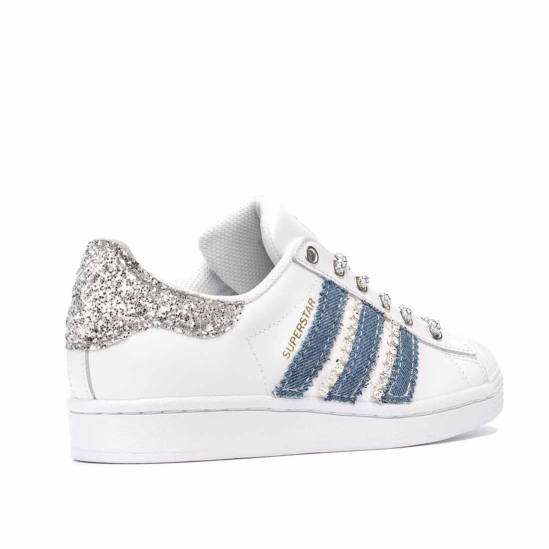 Adidas Superstar Jeans, Strass e Gioielli - Outlet