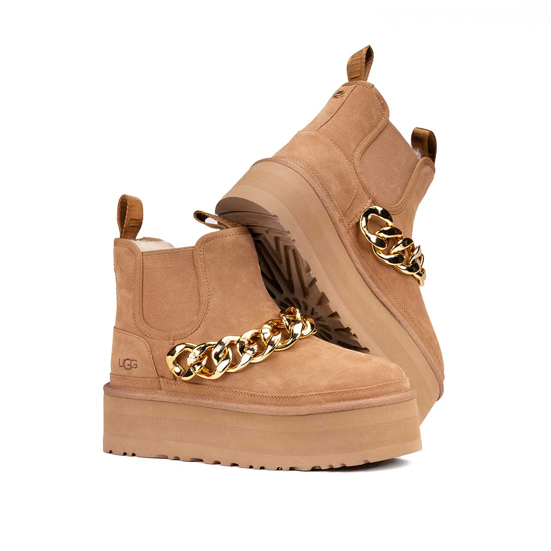 UGG personalizzati con catena oro