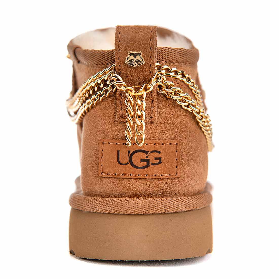 Personalizzazione UGG Ultra Mini Classic - Borchie e Catene oro