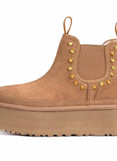 Stivaletti invernali UGG con borchie oro