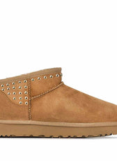 UGG ultra mini classic marroni con borchie oro tonde