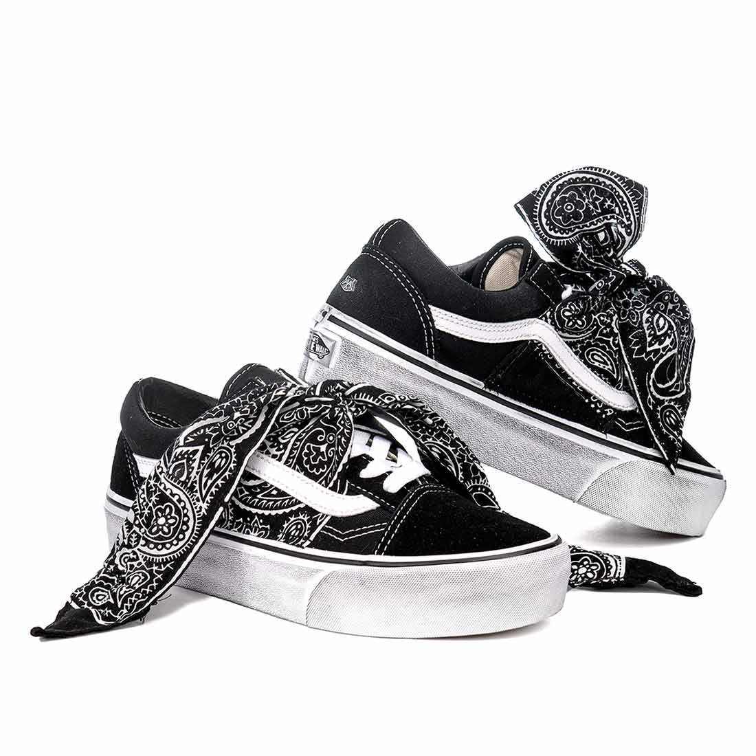 Vans Old Skool Platfrom - Bandana Nera | Spedizione GRATIS 24h – Racoon Lab