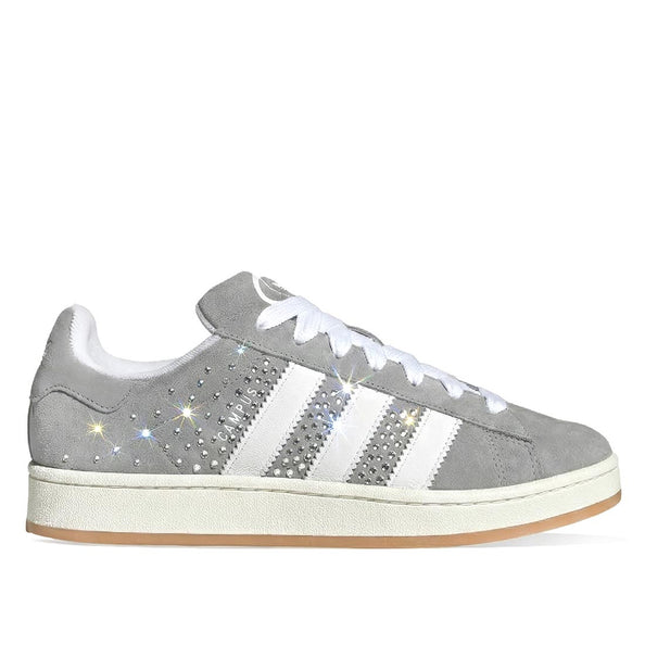 adidas campus grigio con strass