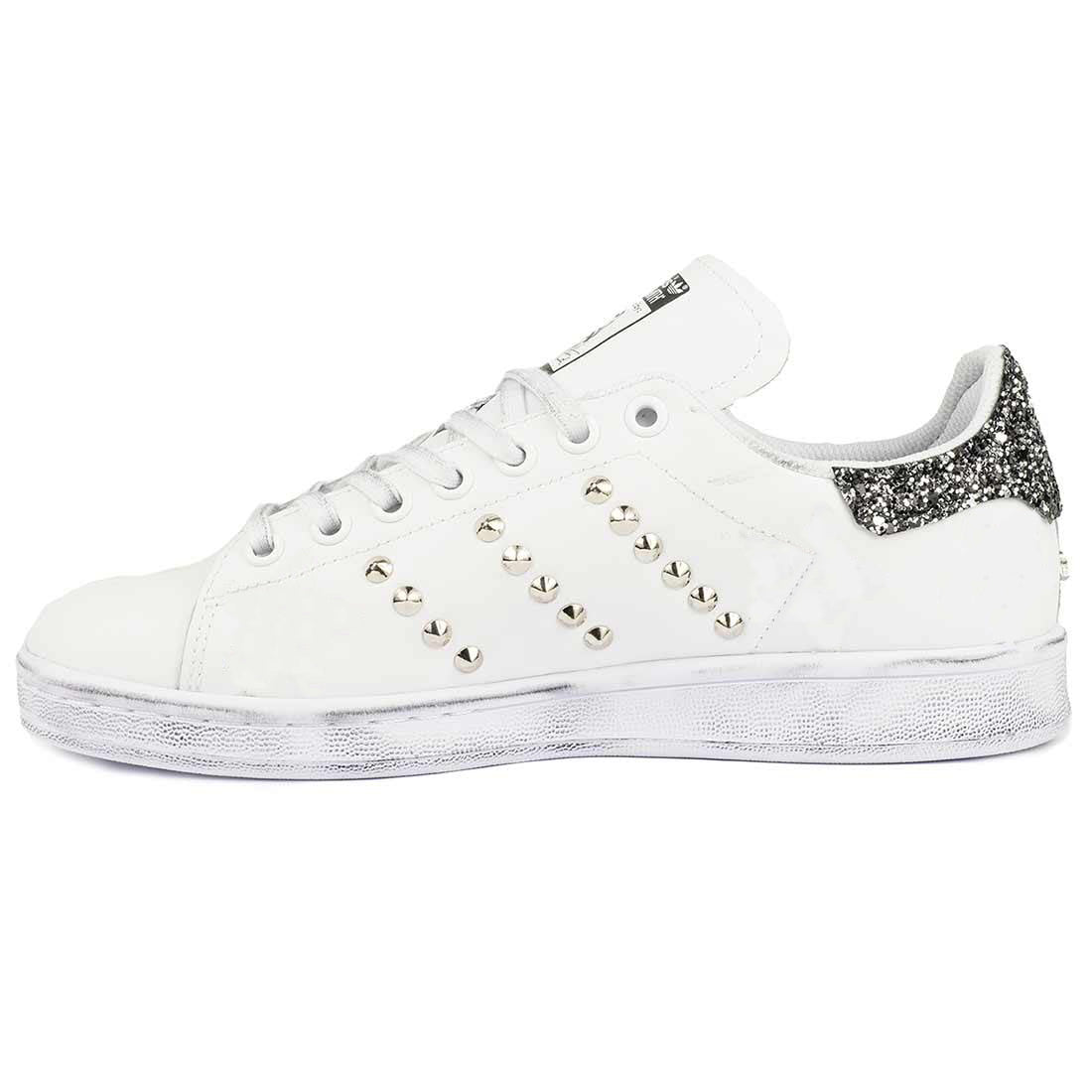 Adidas Stan Smith con Glitter Nero a Stelle - Outlet