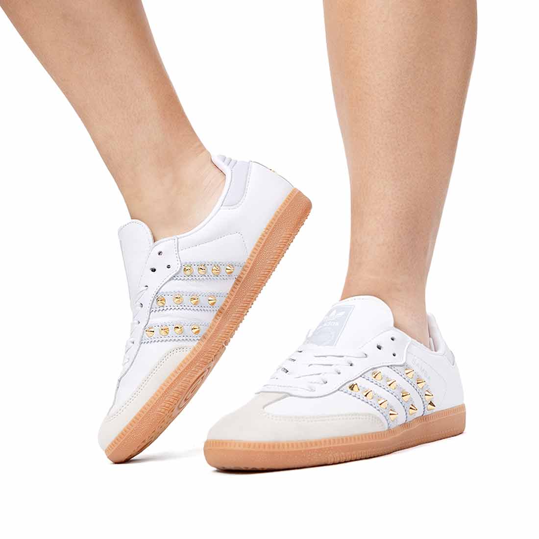 Adidas samba con borchiette oro