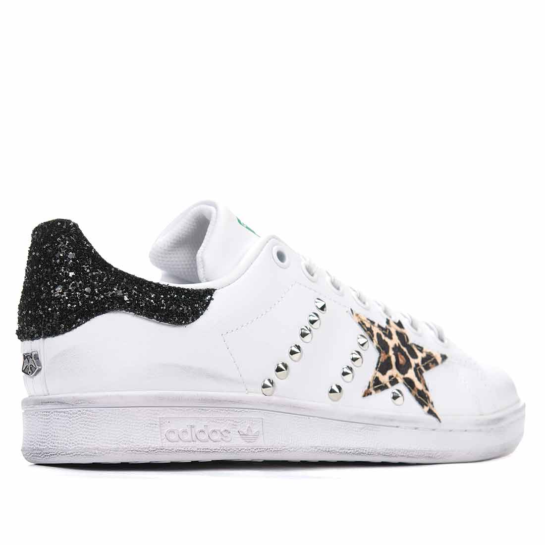 Adidas Stan Smith Stelle Leopardate con Borchie  - Outlet