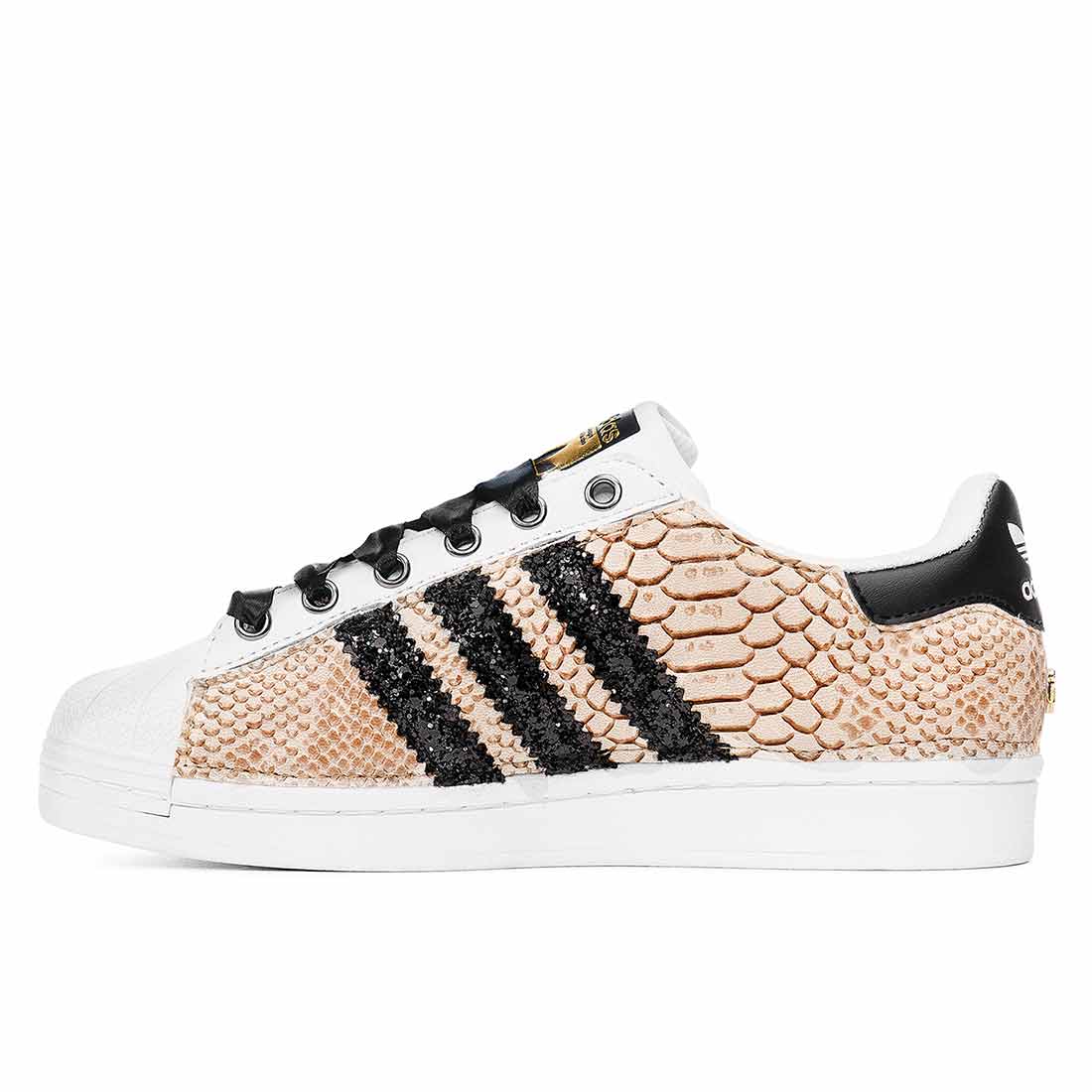 Adidas Superstar Pitonate Nocciola - Outlet