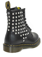anfibi borchiati doctor martens neri
