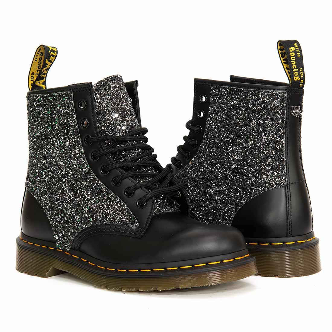 Personalizzazione Dr Martens con Glitter Grigio