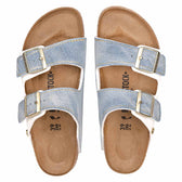 Personalizzazione Birkenstock Arizona Bianche in Jeans Denim - Outlet
