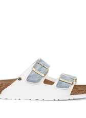 Personalizzazione Birkenstock Arizona Bianche in Jeans Denim - Outlet