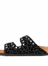 birkenstock arizona particolari leopardate con borchie