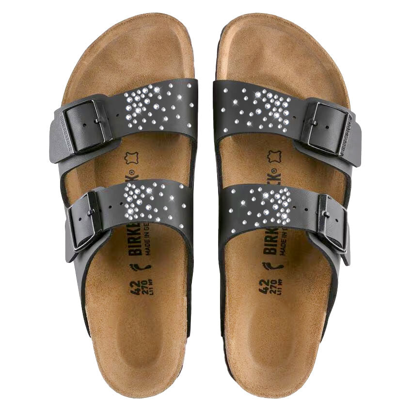 birkenstock arizona nere con strass