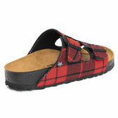 Personalizzazione Birkenstock Arizona Tartan scozzese - Rosso - Outlet