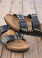 birkenstock con borchie ciabatte personalizzate modello arizona