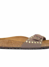 Personalizzazione Birkenstock Madrid Marrone con Borchie Oro - Outlet