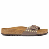 Personalizzazione Birkenstock Madrid Marrone con Borchie Oro - Outlet