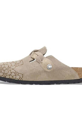 birkenstock boston taupe con mandala