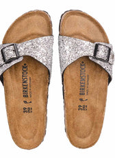 Birkenstock madrid con glitter argentati