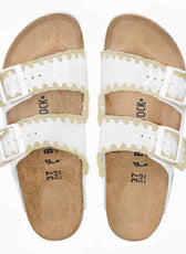 birkenstock papillio con ricamo color corda