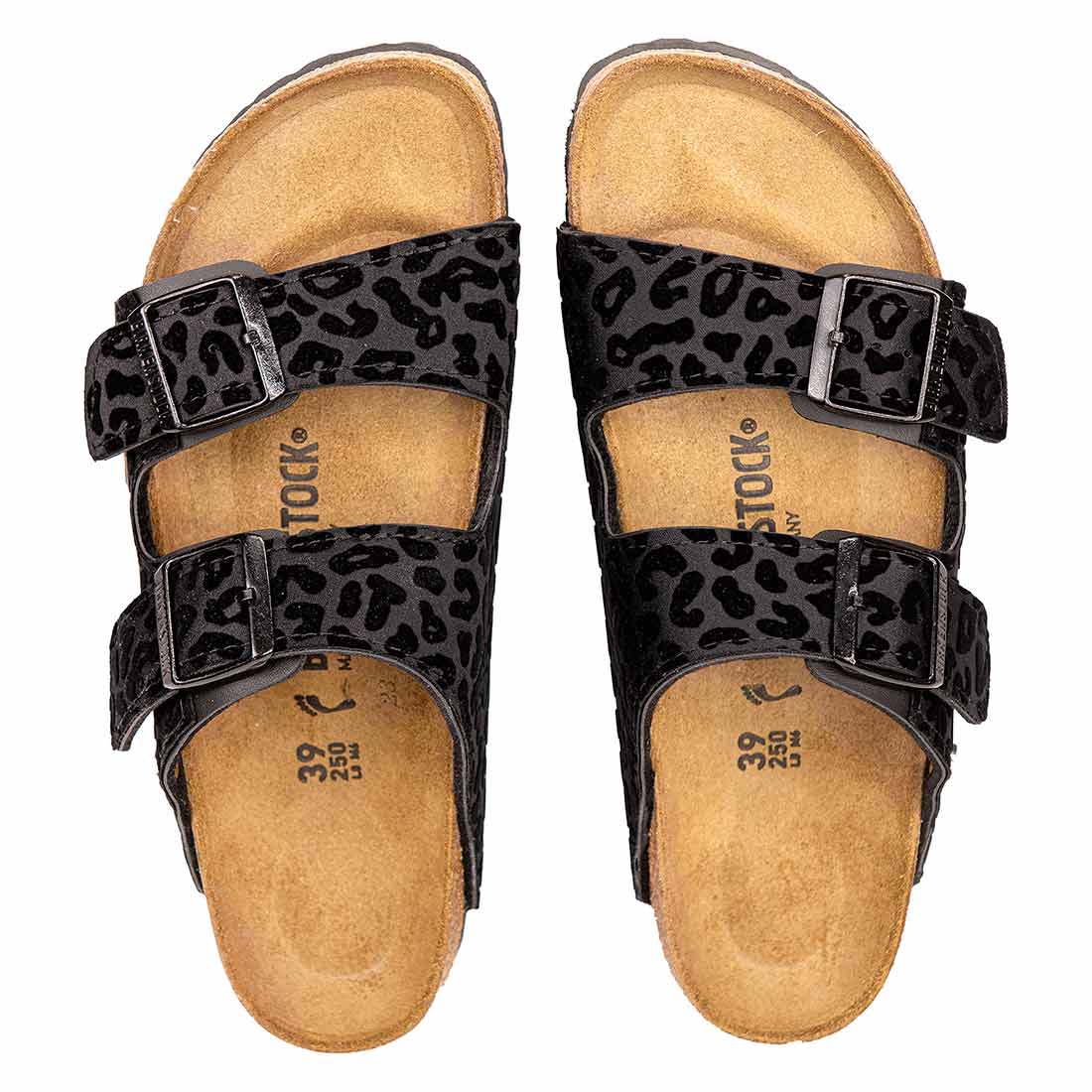 Personalizzazione Birkenstock Arizona Leopardate Nere - Outlet