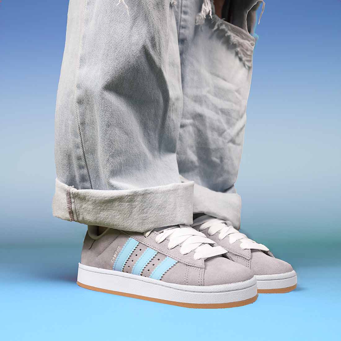 Adidas Campus Grigio e Azzurro Spedizione GRATIS 24h – Racoon Lab