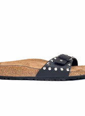 Personalizzazione Birkenstock Madrid con Borchie a cuneo color Argento - Nere - Outlet