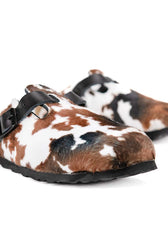 ciabatte muccate color marrone e nero country