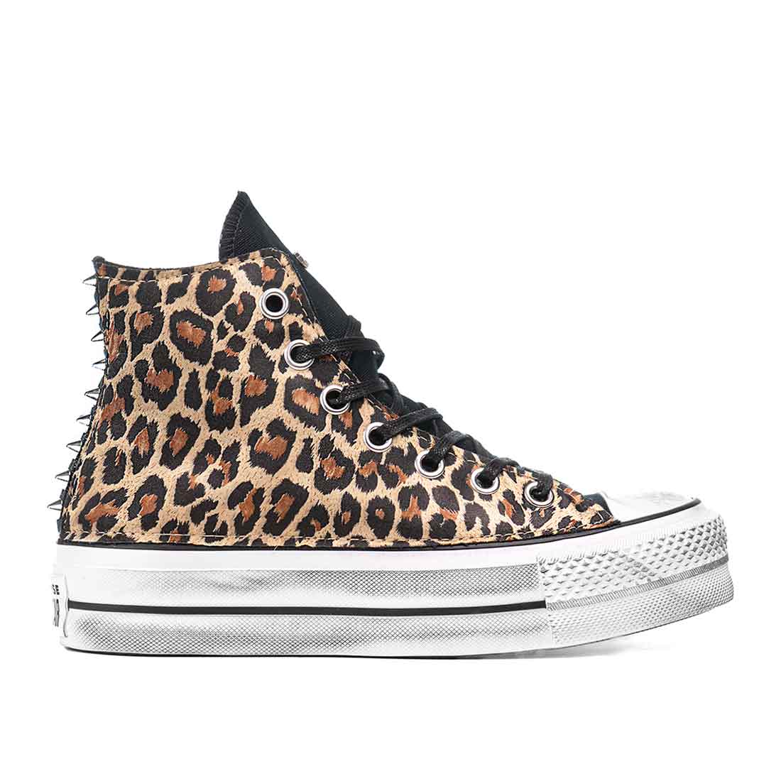 Converse All Star Platform Leopardate - Borchiate - Outlet