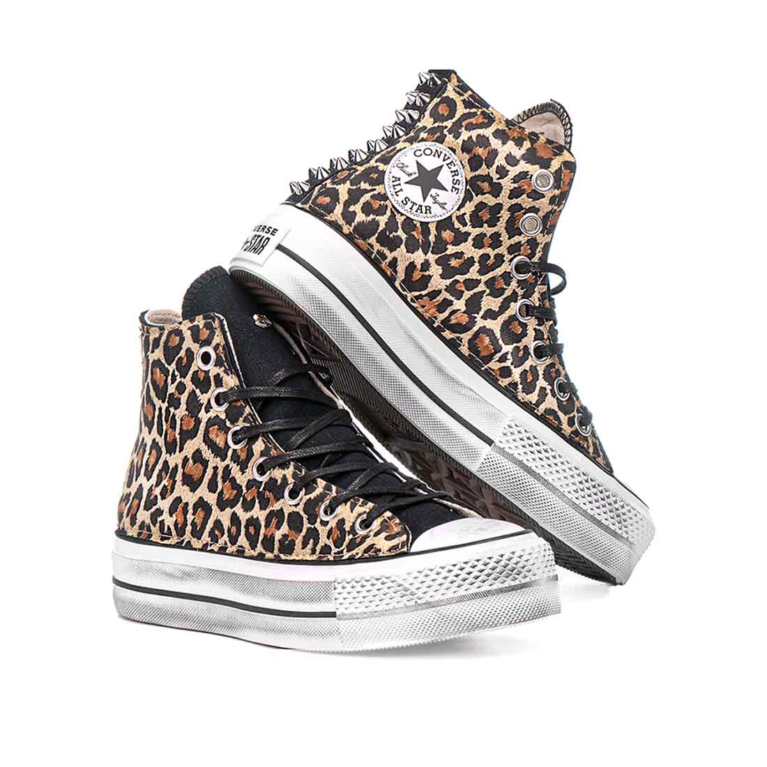 Converse All Star Platform Leopardate - Borchiate - Outlet