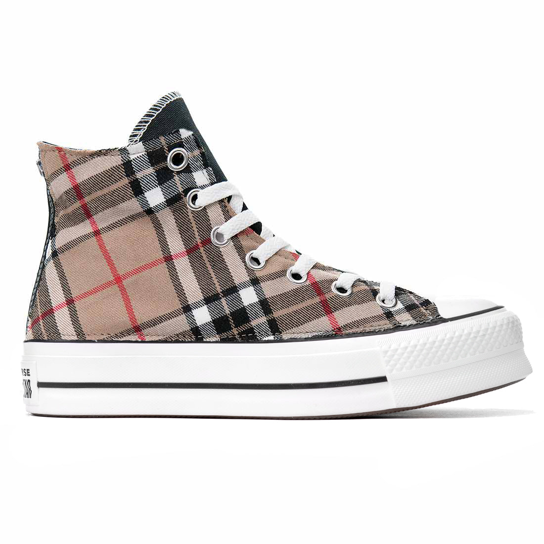 Converse All Star Alte con Tartan British