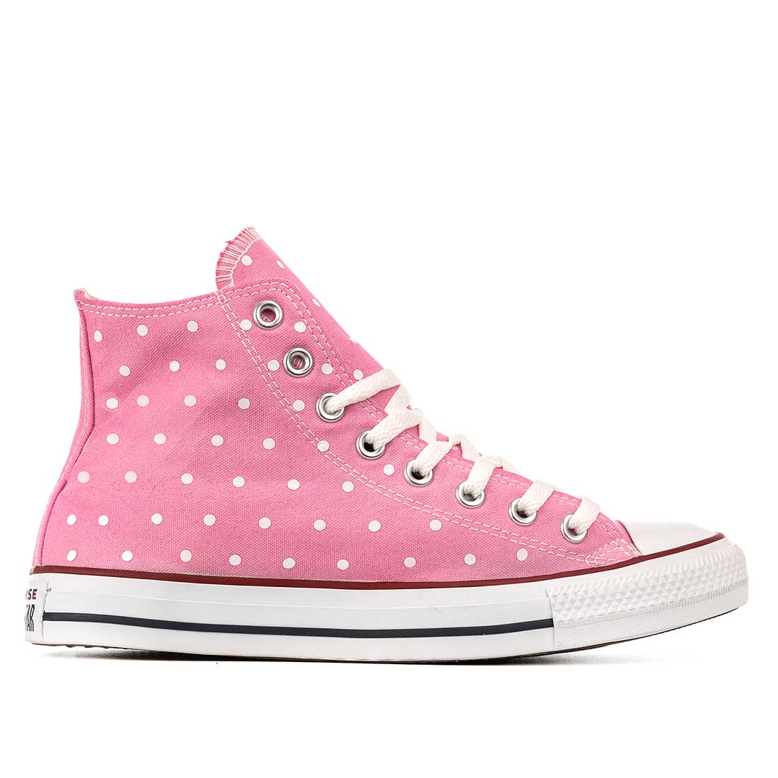 converse all star rosa con pois