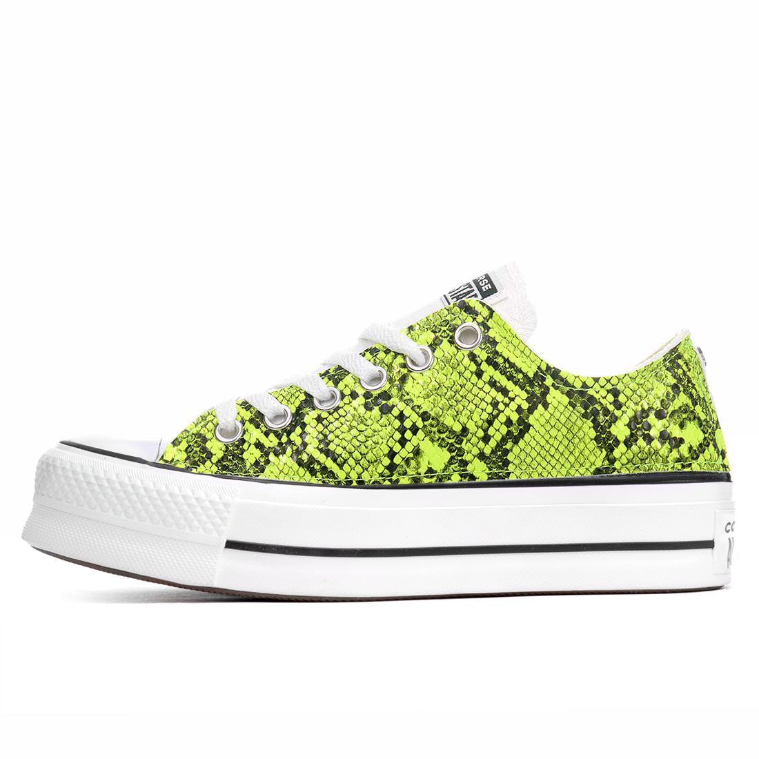 Converse All Star Basse Pitone Fluo Gialle Sped. 24h GRATIS Racoon Lab