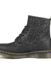 dottr martens con brillantini neri