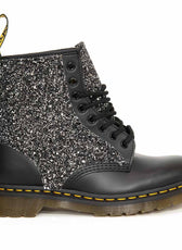 dr martens con glitter grigio