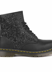 dr Martens con glitter nero eleganti