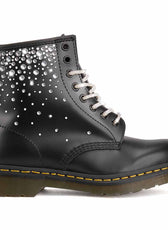 dr martens con strass a cascata