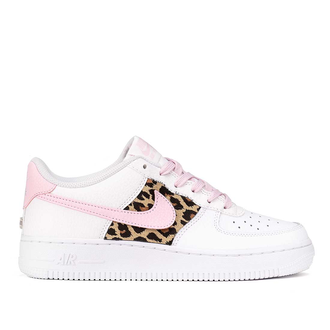 Nike AF1 Leopardate Swoosh Rosa