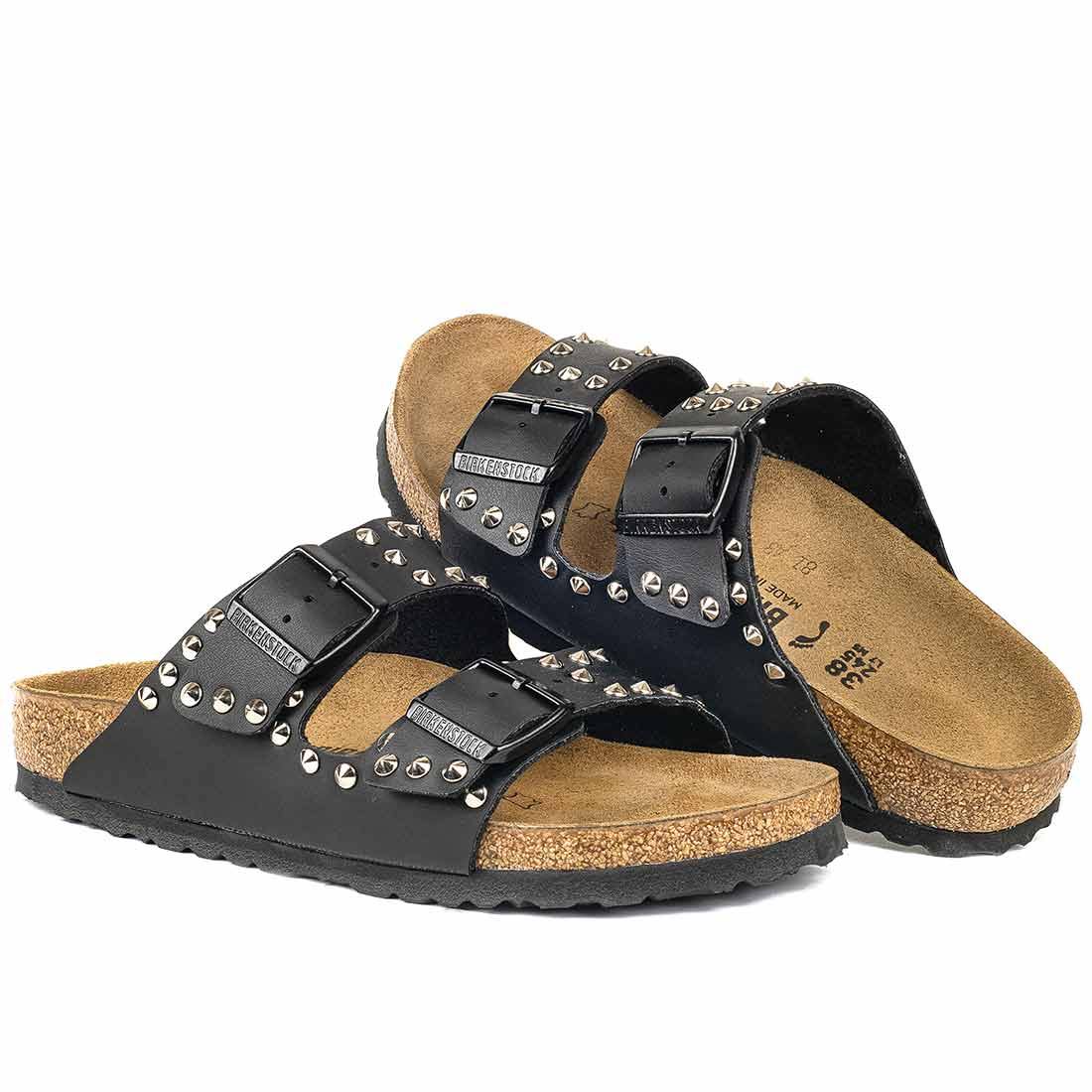 Personalizzazione Birkenstock Arizona Nere con Borchie - Outlet