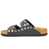Personalizzazione Ciabatte Birkenstock Arizona con Borchie a piramide - Nere - Outlet