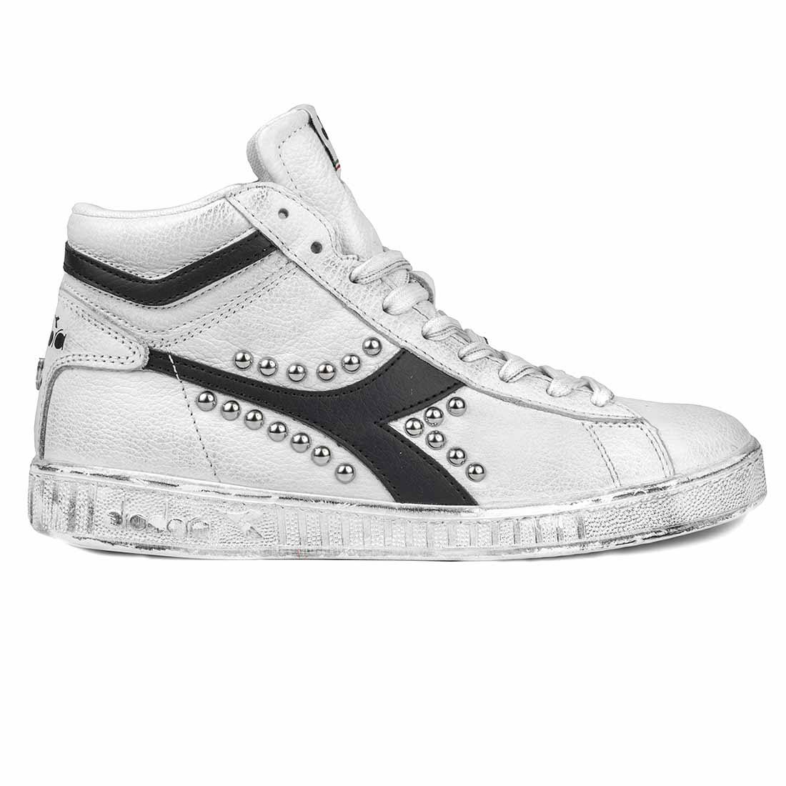 Diadora Game High con Borchie - Nere - Outlet