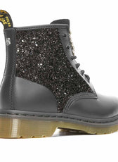 Personalizzazione Dr Martens Bassi 101 con Strass e Glitter Nero - Outlet