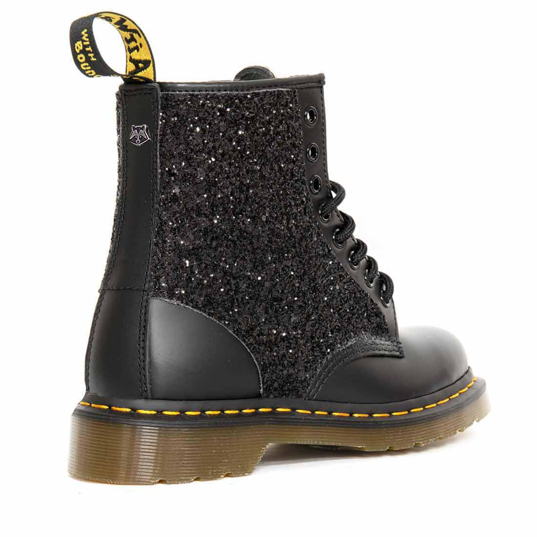 Personalizzazione Dr Martens con Strass e Glitter Nero - Outlet