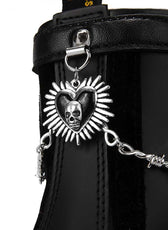 Personalizzazione Dr. Martens 1460 Goth Teschi e Croci - Outlet