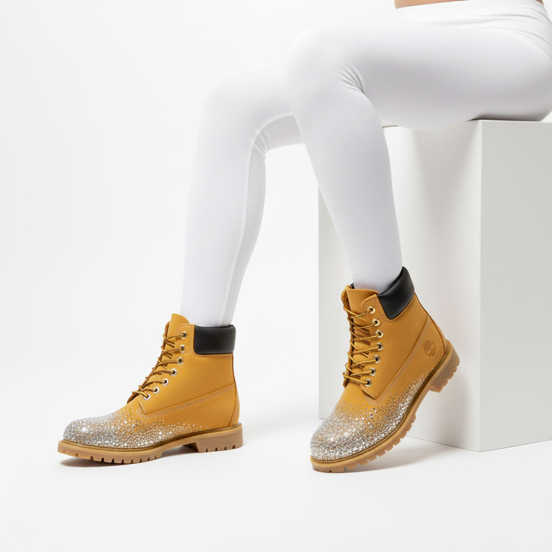 stivali per l'inverno timberland con strass