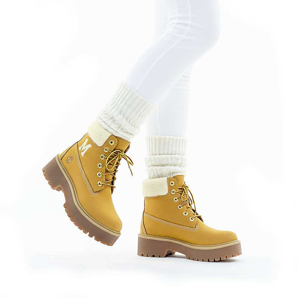 timberland lettera in teddy